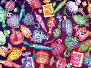 Perfect Perfumes Glitter (Parvaneh Holloway) Collage By Ceaco
