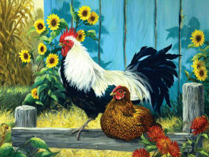 Country Couple Farm Animal By Ceaco