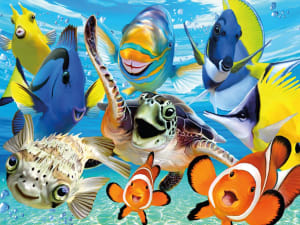 Undersea Selfies Fish By Ceaco