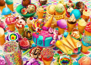 Cupcakes and Ice Cream (Lena) Dessert & Sweets By Ceaco