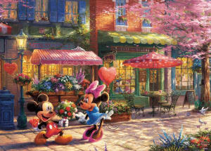 Mickey and Minnie Sweetheart Cafe Mickey & Friends By Ceaco