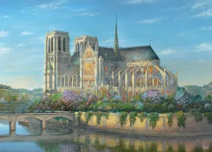 Notre Dame Landscape By Ceaco