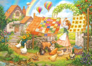 Rainbow Quilt Quilting & Crafts By Ceaco