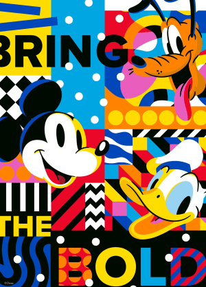 Bring the Bold Mickey & Friends By Ceaco