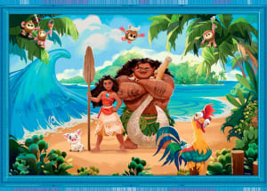 Moana and Maui Scenic Movies & TV By Ceaco