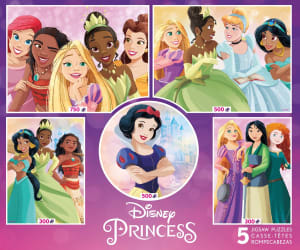 Disney Princess - 5 In 1 Disney Princess By Ceaco