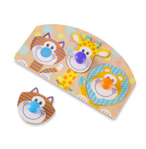 Safari Jumbo Knob Animals By Melissa and Doug