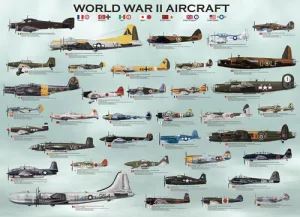 World War II Aircraft Military By Eurographics
