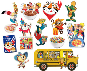 Kellogg's Pop Culture Cartoon By RoseArt