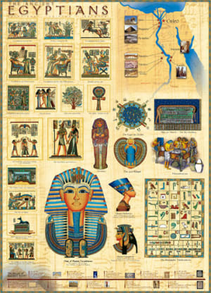 Ancient Egyptians Collage By Eurographics