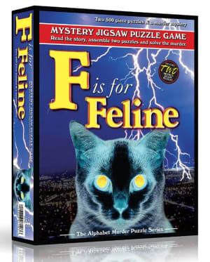 F is for Feline (Mystery Puzzle) Cats By TDC Games