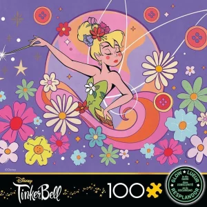 Tinker Bell Flower Magic Glow Disney By Ceaco