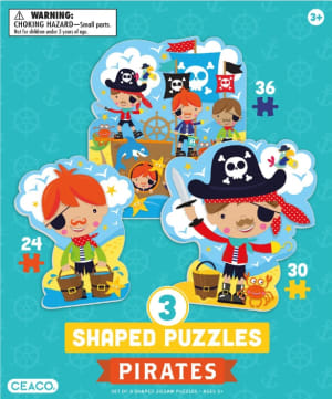 Shaped Puzzles Pirates Pirate By Ceaco