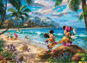 Mickey & Minnie In Hawaii Mickey & Friends By Ceaco