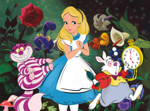 Alice in Wonderland, Alice and Friends Books & Reading By Ceaco