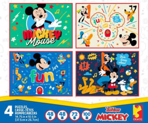 4 X 1 Kids Multipack - Disney Classic Kids Licensed Multipack Disney By Buffalo Games