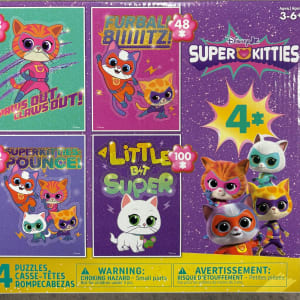 Disney: 4 X 1 Kids Multipack - Super Kitties Cats By Buffalo Games