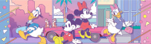 Disney Pastel Panoramic Mickey & Friends By Ceaco