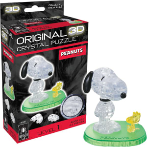 3D Crystal Puzzle - Snoopy and Woodstock Peanuts By University Games