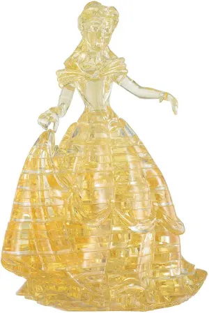 Belle Original 3D Crystal Puzzle Disney Princess By Bepuzzled
