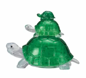 Turtles Original 3D Crystal Puzzle Animals By Bepuzzled