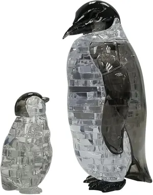 Penguin and Baby Original 3D Crystal Puzzle Mother's Day By Bepuzzled