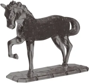 Black Horse Deluxe 3D Crystal Puzzle Horse By Bepuzzled