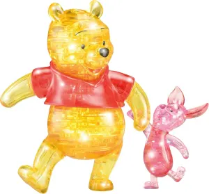 Winnie the Pooh and Piglet Deluxe 3D Crystal Puzzle Children's Cartoon By Bepuzzled