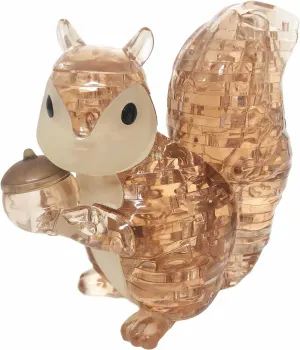 Squirrel 3D Crystal Puzzle Forest Animal By Bepuzzled