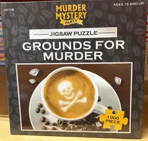 Grounds for Murder Drinks & Adult Beverage By Bepuzzled