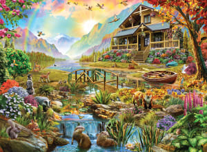 Paradise in the Country Cabin & Cottage By Buffalo Games