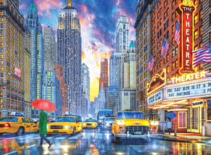Signature Collection: Rainy Manhattan Skyline By Buffalo Games