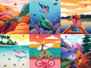 Wanderlust Bicycle By Buffalo Games