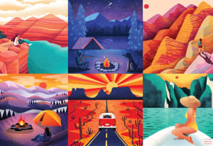 Places You Will Go Collage By Buffalo Games