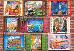Windows Open to the World Landmarks & Monuments By Buffalo Games