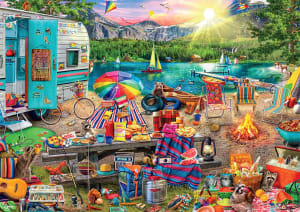 Family Campsite Lakes & Rivers By Buffalo Games