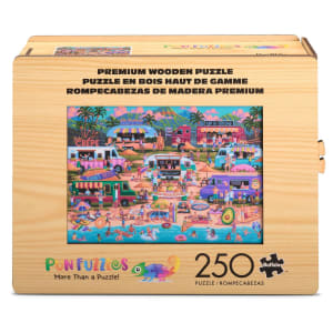 Wood Puzzle: Hawaiian Food Truck Festival Folk Art By Buffalo Games