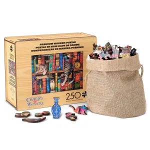 Wood Puzzle: Frederick the Literate-Whimsy Pieces Around the House By Buffalo Games