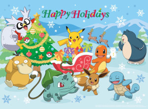 Pokemon: Happy Holidays Cartoon By Buffalo Games