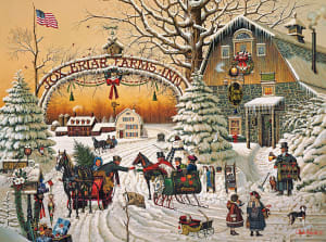 A Christmas Greeting Americana By Buffalo Games