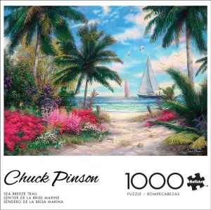 Chuck Pinson's Escapes: Sea Breeze Trail Beach & Ocean By Buffalo Games