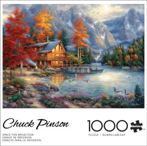 Chuck Pinson's Escapes: Space For Reflection Cabin & Cottage By Buffalo Games