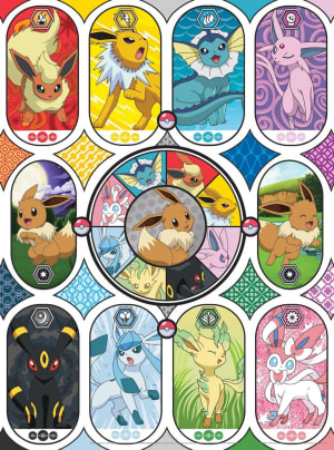 Silver Select: Pokémon - Windows of Eevee Pokemon By Buffalo Games