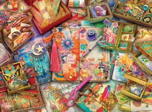Silver: The Junk Journaler's Desk Books & Reading By Buffalo Games