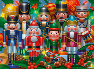 Silver: Nutcrackers for Christmas Christmas By Buffalo Games