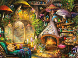 Merry Mushroom Cottage Around the House By Buffalo Games