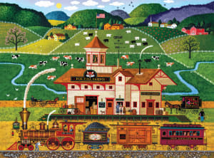 Fox Hill Farms Folk Art By Buffalo Games