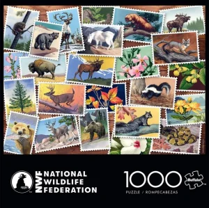 NWF Stamp Collage Collage By Buffalo Games