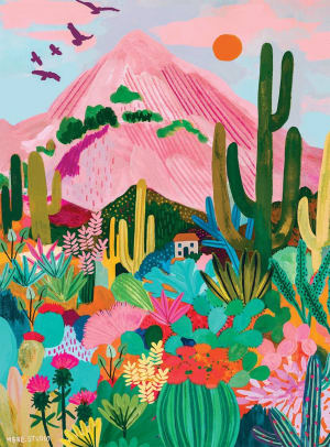 Bonjour: Cactus Mountain AZ Flower & Garden By Buffalo Games