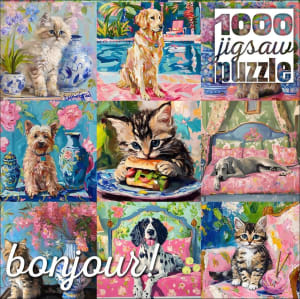 Cats and Dogs Collage Dogs By Buffalo Games